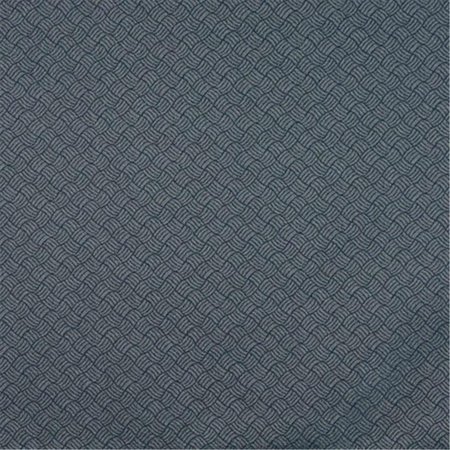 FINEFABRICS 54 in. Wide Navy Blue, Geometric Heavy Duty Crypton Commercial Grade Upholstery Fabric FI635320